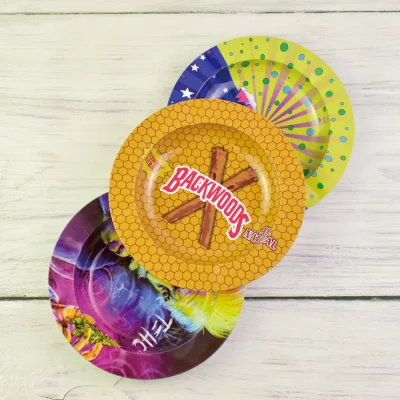 Estaño metal laminado decorativo de la pintura de la bandeja de Hojalata para regalo Cocina Comedor Decoracion