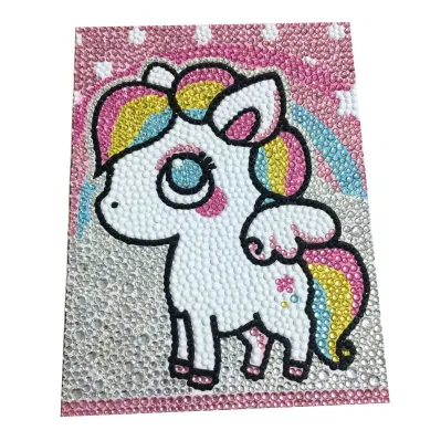  El bastidor de unicornio bricolaje pintura diamantes