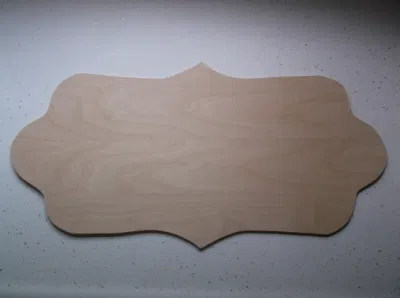 Artes artesanía de madera en blanco de placa de MDF para sublimación