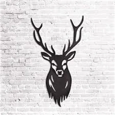 Estilo moderno Diseño Arte Metal Pintura lienzo estampado animal