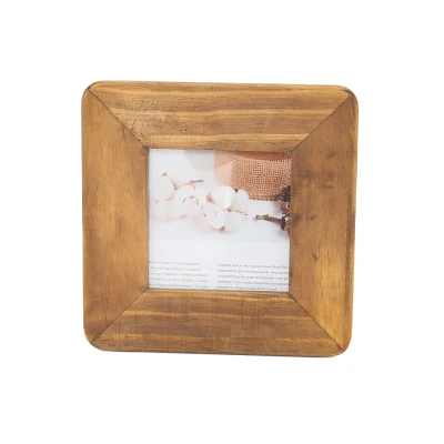 Fábrica al por mayor Familia personalizada 4X6 5X7 8X10 Roble Natural FSC Marco de fotos de madera de pared