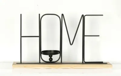2022 Casa moderna casa de Madera Decorativos Candleholder Accent
