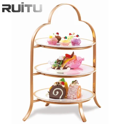 El Hotel y restaurante de lujo de alimentación en la pared de metal plegable apilable de acero inoxidable de Nivel 2 Tejido Rattan fruta alimentos preparar para el almacenamiento Granero