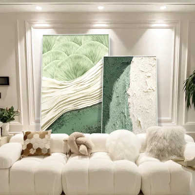 Living Room Decal pared Dales mano Óleo Pintura lienzo moderno Imprimir Abstract Wall Art