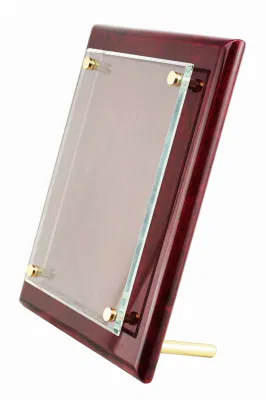  Acrílico flotante en placa de Rosewood Timber Wood Awards