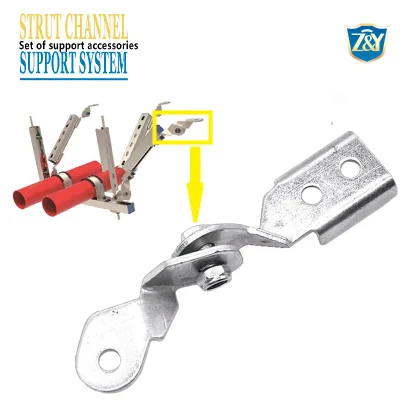  Los canales de encuadre de la serie Cold-Rolled colgador Galvanizado regulable de 3 orificios