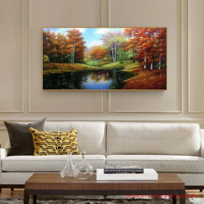 Paisaje hecho a mano la pared moderna reproducción lienzo Arte pinturas al óleo