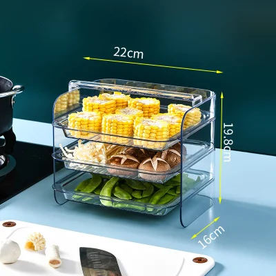 Cocina Bandeja de preparación de verduras sin perforación Multi-función Collapsible de servir de alimentos Bandejas