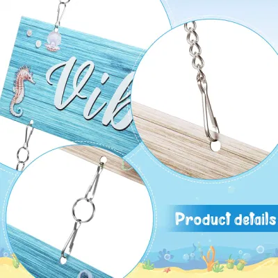 La Decoración de pared de la playa de colgantes de pared de placa de la playa de signos decoraciones para el hogar dormitorio o sala de estar