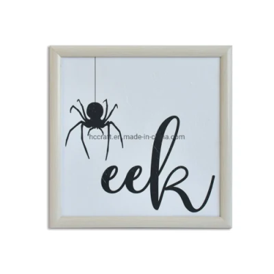  Bastidor de pared de plástico de Halloween decoración, signo de la pared, pared placa