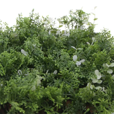 Interior de estilo Uland diversas plantas en 3D de arte falso bastidor de pared verde para la decoración del hotel