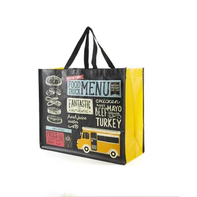 Verano Extra grande PP Tote tejido llevar Bolsa de playa impermeable