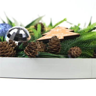 Decoración de Navidad colgando de las Plantas artificiales de plástico de pared Marcos de fotos