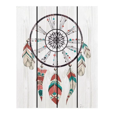  Home Art Wooden Wall Signs Family Plaque Wood Sign Home Wall Decoration Dream Catcher