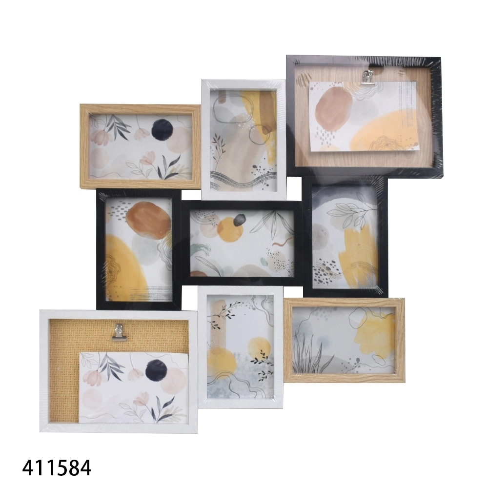 Mat Photo Frame in Multiple Openning for Wall Decoration