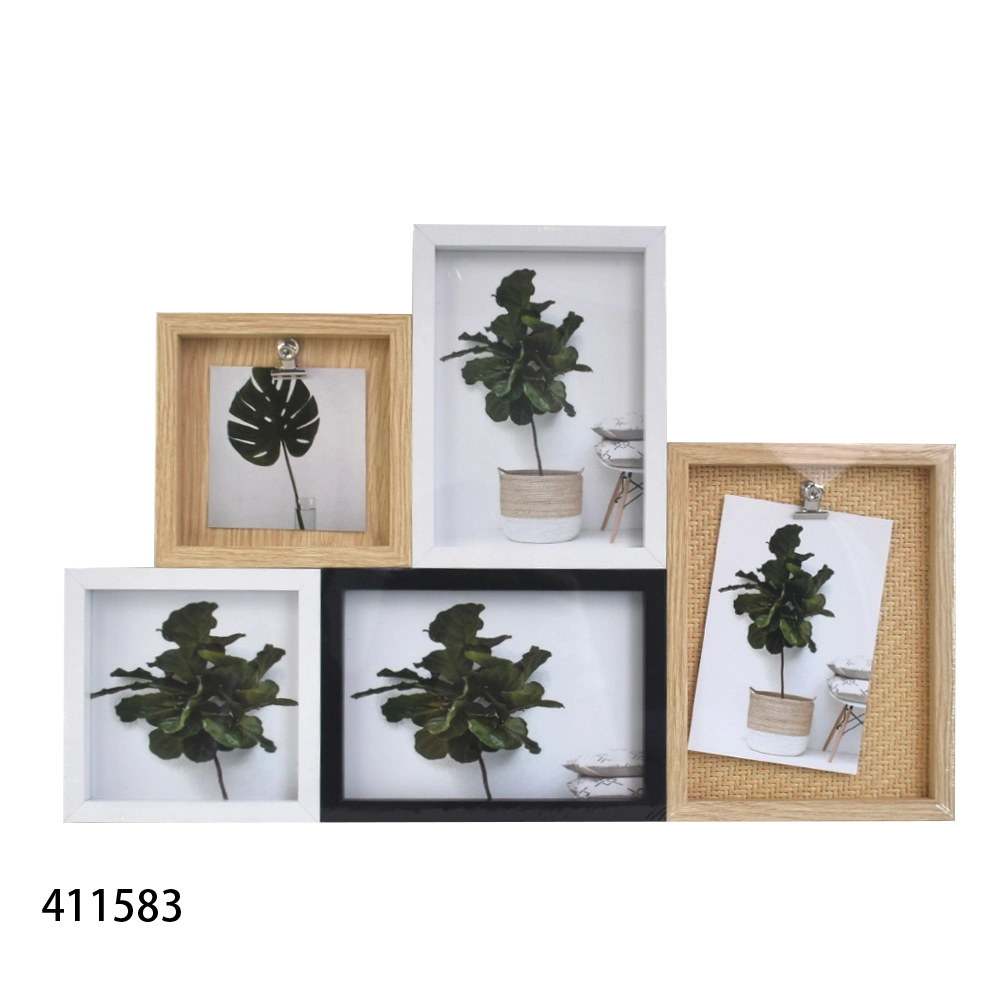 Mat Photo Frame in Multiple Openning for Wall Decoration