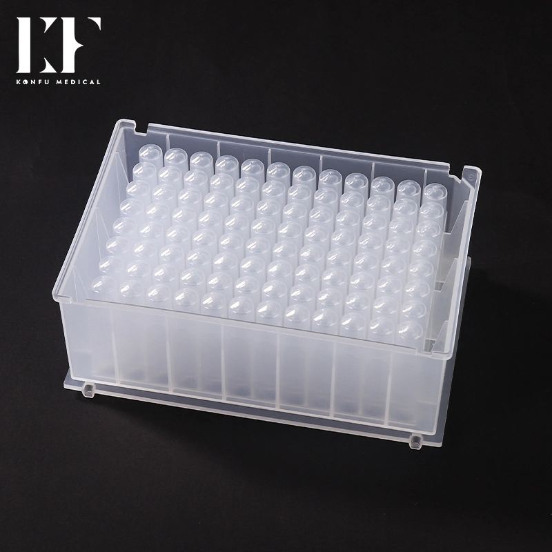 Sample Customization Automated Isolation 2.2ml 96 Square Well Plate Conical-Bottom for Purification of Nucleic Acid /Protein