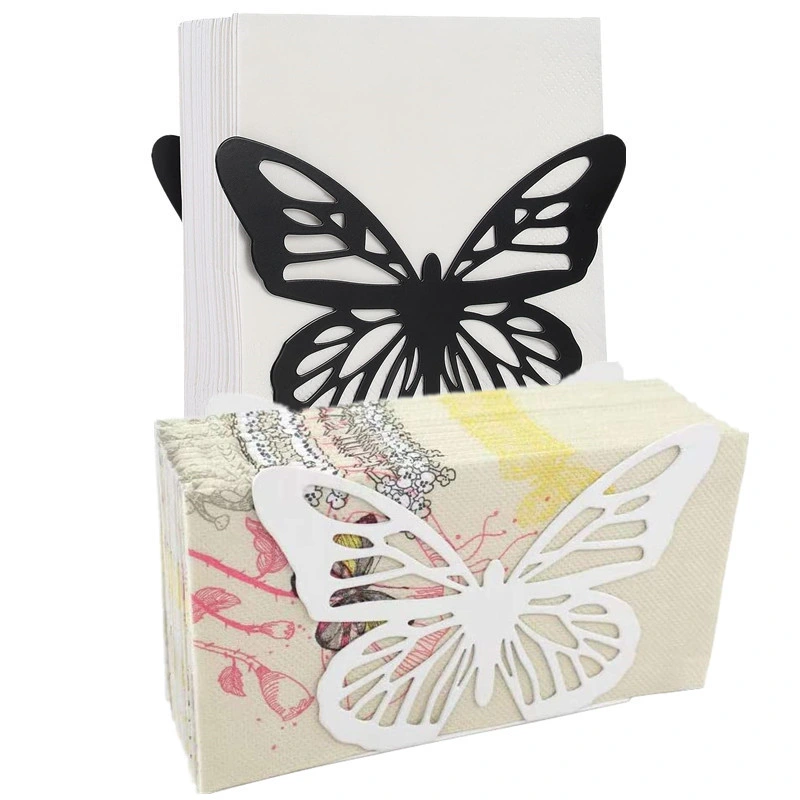 Economical Custom Design Butterfly Table Metal Napkin Holder