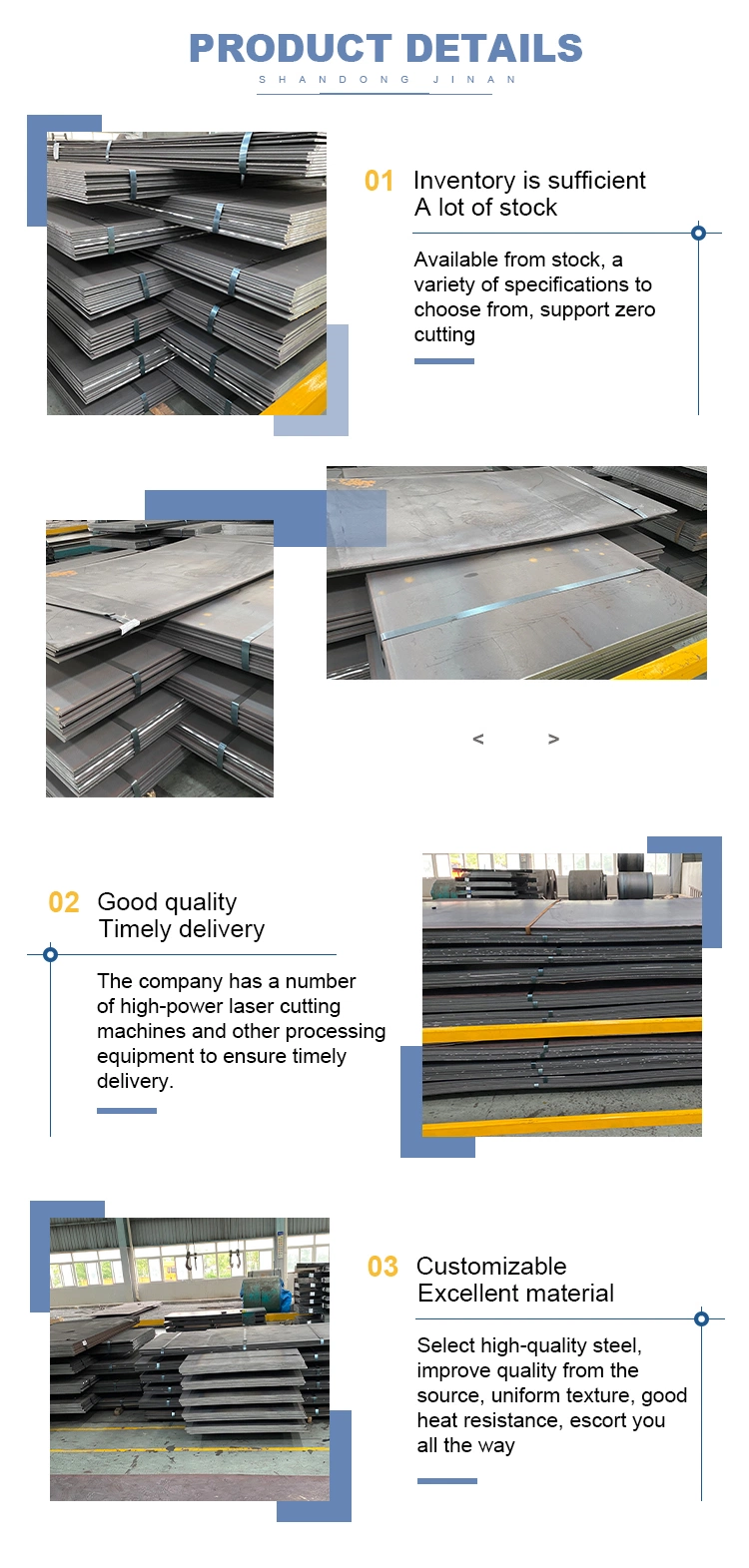 A36 A106 S235jr S355jo Hot Cold Rolled Carbon Steel Plate/Sheet