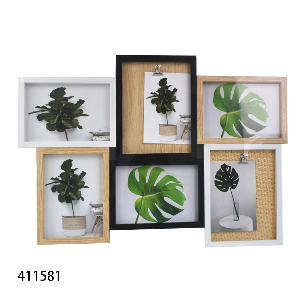 Mat Photo Frame in Multiple Openning for Wall Decoration