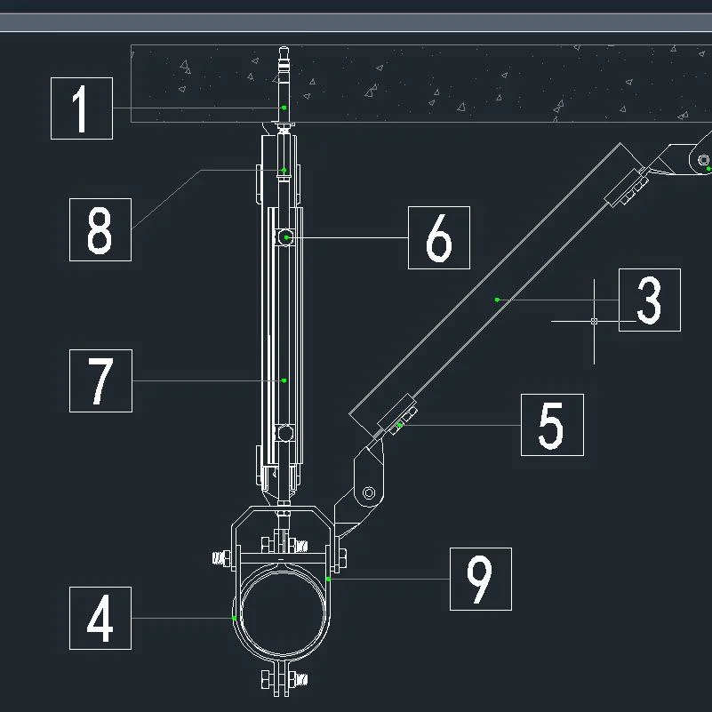 Hanger Series Anti-Seismic Ab Hinge Pipe Support