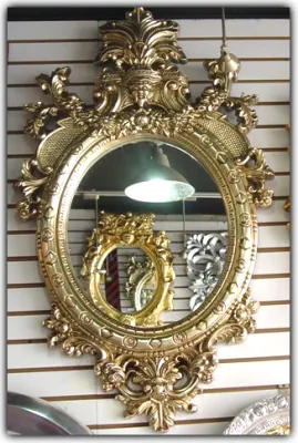 Nuovo arrivo Galleria utilizzo Royal Look PU Picture Painting Mirror Telaio