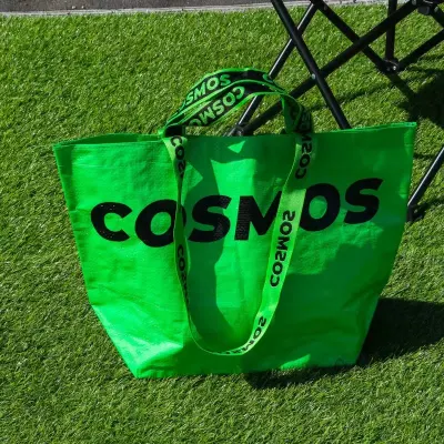 Logo personalizzato extra large Stampa a colori PP Shopping Borsa in tessuto PP promozionale tote