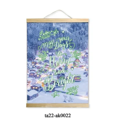 Poster Hanger Canvas Wall Art Stampa a buon mercato Casa decorazione Hanging Poster immagine ispirato citazioni soggiorno Cafe