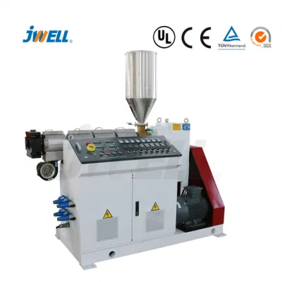 Jwell Prezzo estrusore plastica telaio PS/MBBR/LED copertura leggera/ bordo PVC Bordatura/ Profilo finestra/macchina per la creazione di angoli in PVC