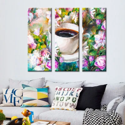 Factory Wholesale Custom Canvas Prints Set Wall Art dipinti ad olio Stile