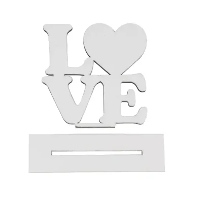 Cornice pannello foto stampato MDF Love Heart per sublimazione vuota San Valentino′ S regali Cornici amore