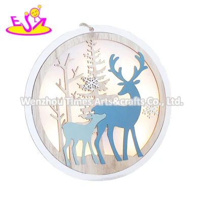 2020 Cusstomize Fata Babbo Natale in legno W09d090