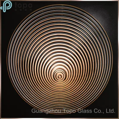Pittura di vetro di arte astratta per il mestiere decorativo (MR-YB6-2043D)