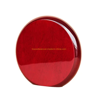 Rosewood doppio piano finitura in legno, targa premio con base in metallo