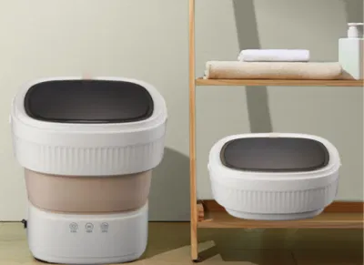 Pratico e avanzato sistema pieghevole portatile a parete per uso domestico Mini Lavatrice