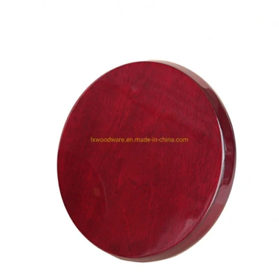 Rosewood doppio piano finitura in legno, targa premio con base in metallo