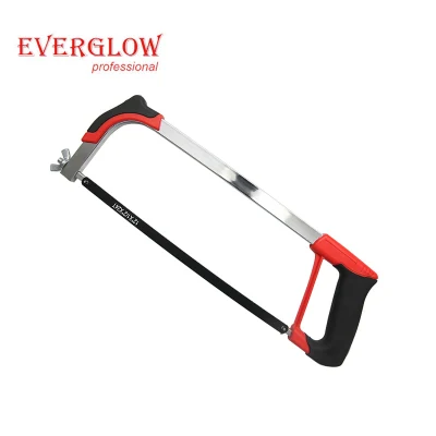 Alta qualità 12&quot; tre colori regolabile telaio per seghetto doppio morbido Impugnatura per segare tubi in PVC per legno metallico sega da giardino