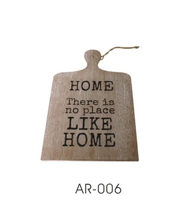 Home cartello decorativo da parete con serigrafia