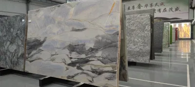 Marmo ardesia Cinese Painting Agate pietra naturale adatto per Villa TV sfondo Wall Club