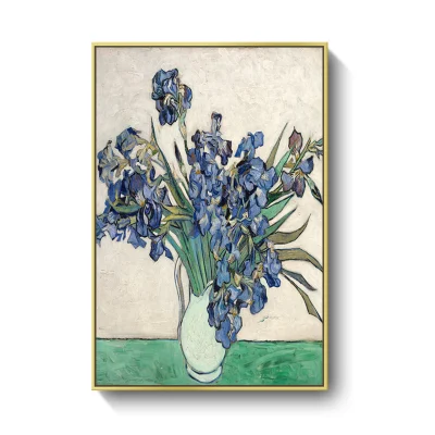 Decorazione della stanza pittura classica dell&prime;olio della parete incorniciata di arte tela di fiore Stampa