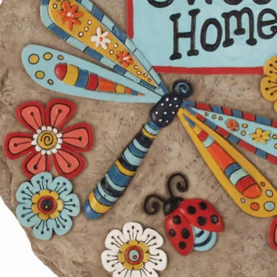 Home Sweet Dragonfly Stepping pietra decorativa per il giardino