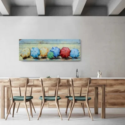 Vancy Arts Modern Arcobaleno tavola di legno pittura indoor metallo Parete pannello parete Arte moderna metallo Arte Casa decorazione parete