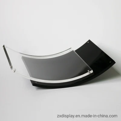 Cornice per display curvo in acrilico da tavolo per Wedding Photo Display
