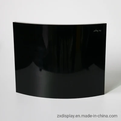 Cornice per display curvo in acrilico da tavolo per Wedding Photo Display