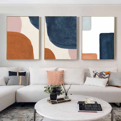 Tele astratte Wall Art Stampa incorniciata Picture Pittura Home Room Decorazioni moderne Wall Art Set arredamento per esposizione fotografica