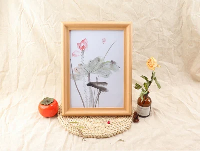 A3 decorazione nera grande legno moderno Shadow Box Poster immagine Cornice fotografica