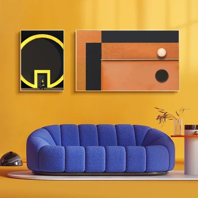 Edificio Paesaggio tela muro Arte pittura moderna Casa decorazione camera Incorniciato immagine VIBRANT Color Designer Art all&prime;ingrosso