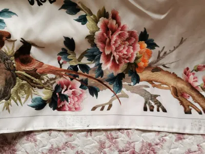 Pittura appendere, Fiori, immagine di cornice di ricamo pure fatta a mano, decorazione/Collezione