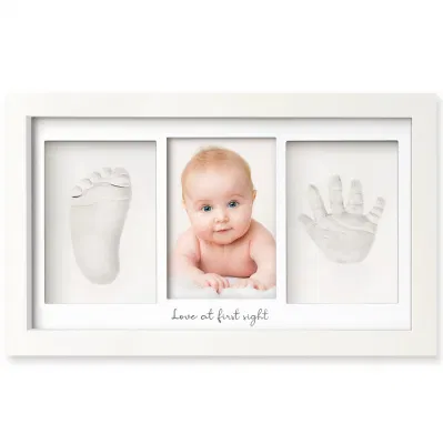 Baby handprint e footprint cornice