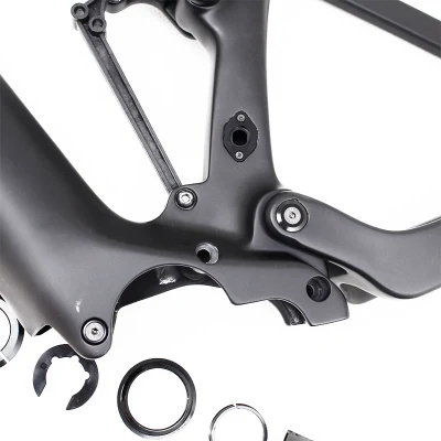 Prodotti esclusivi per la vendita online di 2023 29er a sospensione completa in carbonio Mountain Bike Frame Matte 29er/2.6&quot; non tossico Baflang M820